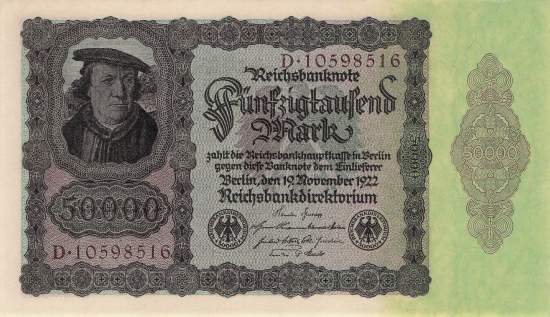 50000 Mark 1922 Ro.78 D